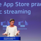 Margrethe Vestager, executive vice president of the European Commission fit for the Digital Age, at a press conference announcing the EU has charged Apple with antitrust violations.